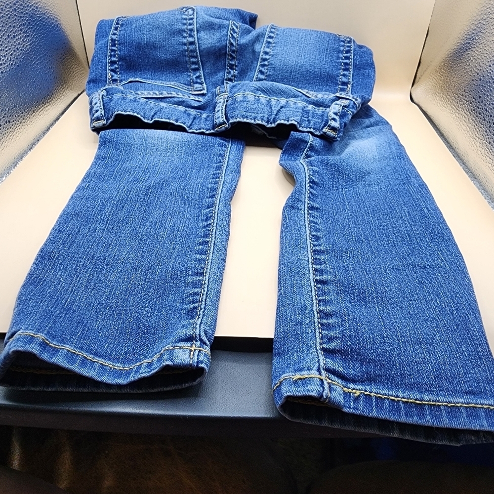 Gap Kids Jeans Girls 6 Slim Blue Faded - Picture 2 of 9